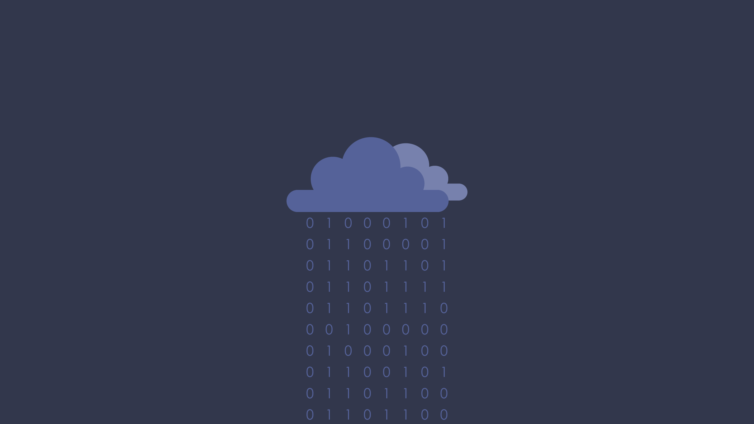 2560x1440 I made a GIF background for Windows Terminal that rains my name in binary!