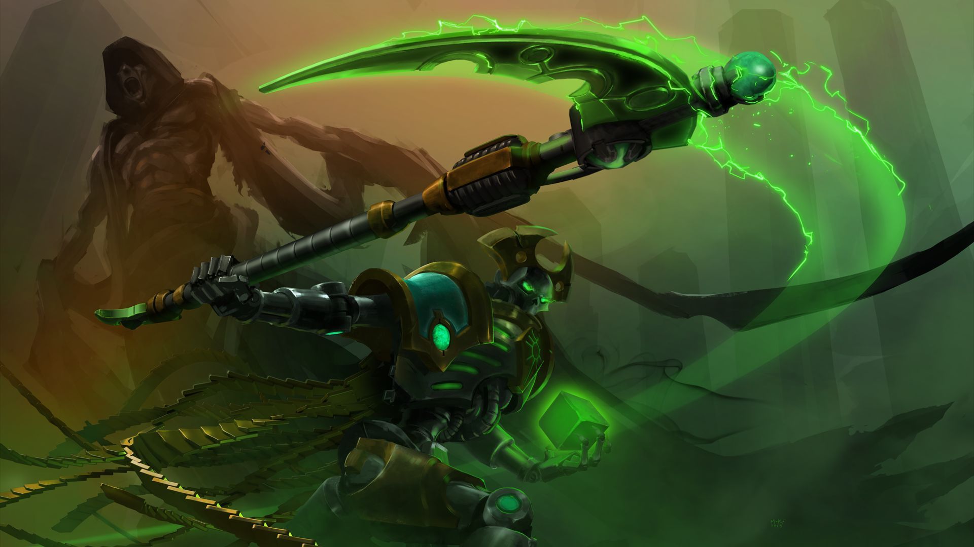 1920x1080 Warhammer Necrons Wallpaper