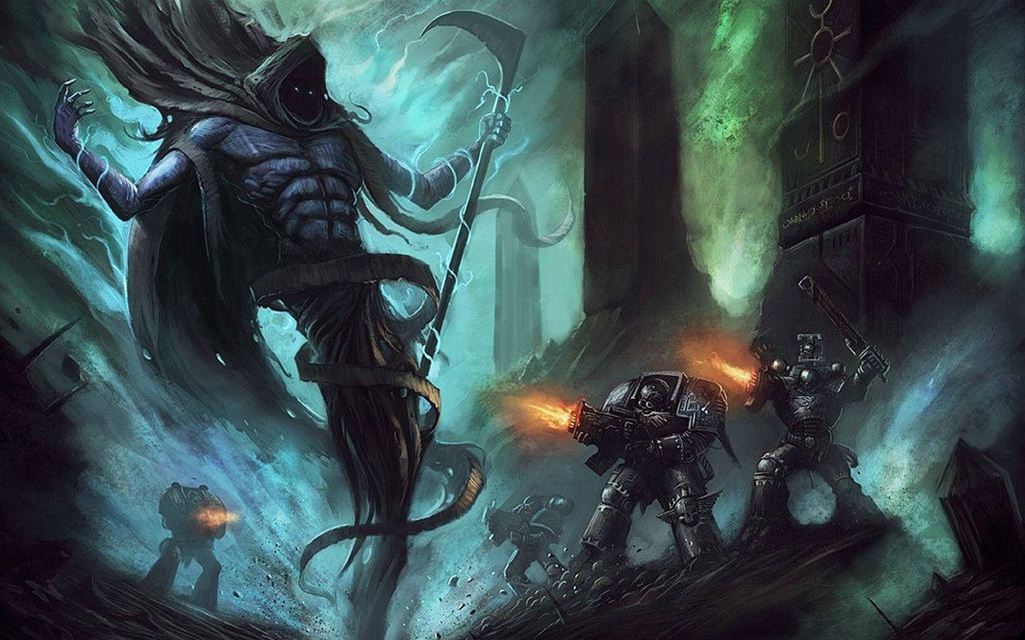 1440x900 Download Nightbringer Warhammer 40K HD Wallpaper