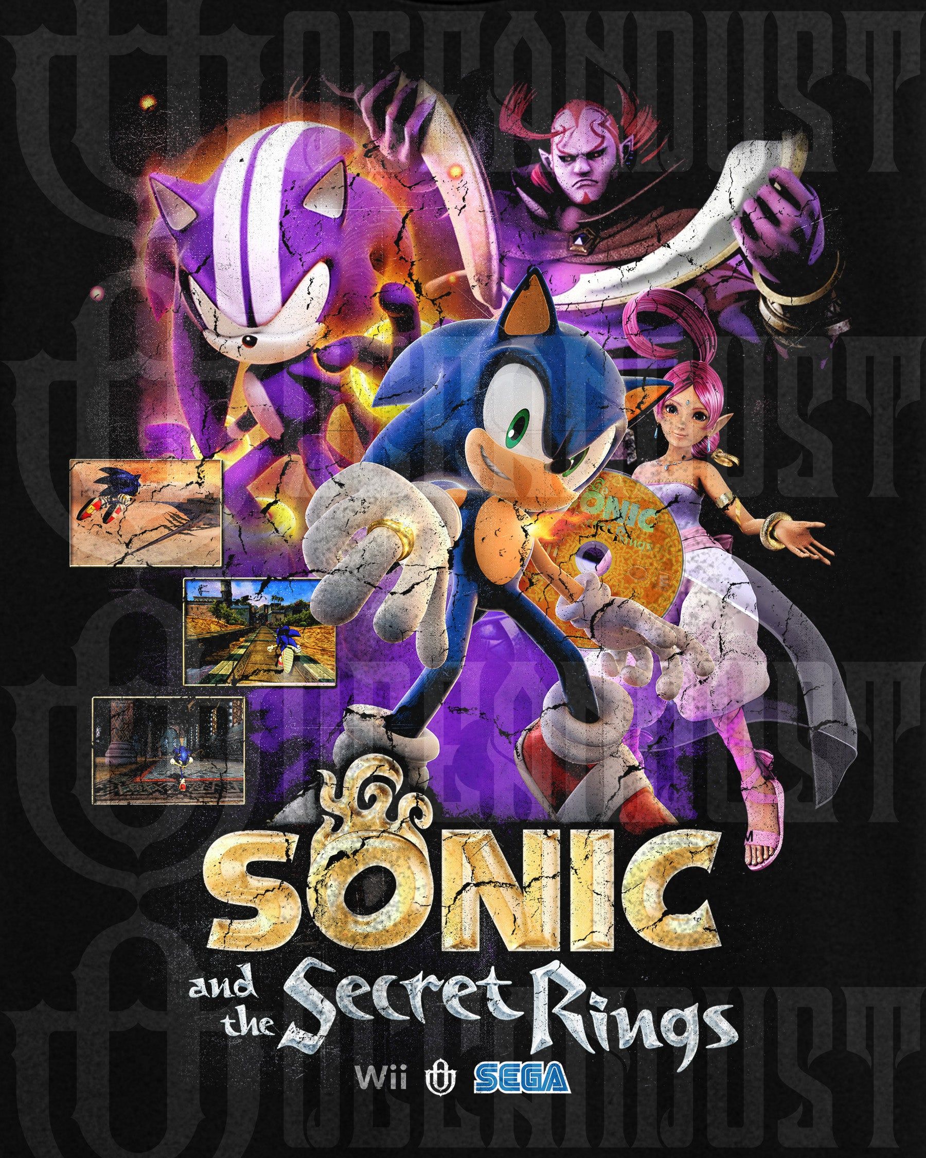 1800x2250 Video Games 'Sonic And The Secret Rings' T Shirt