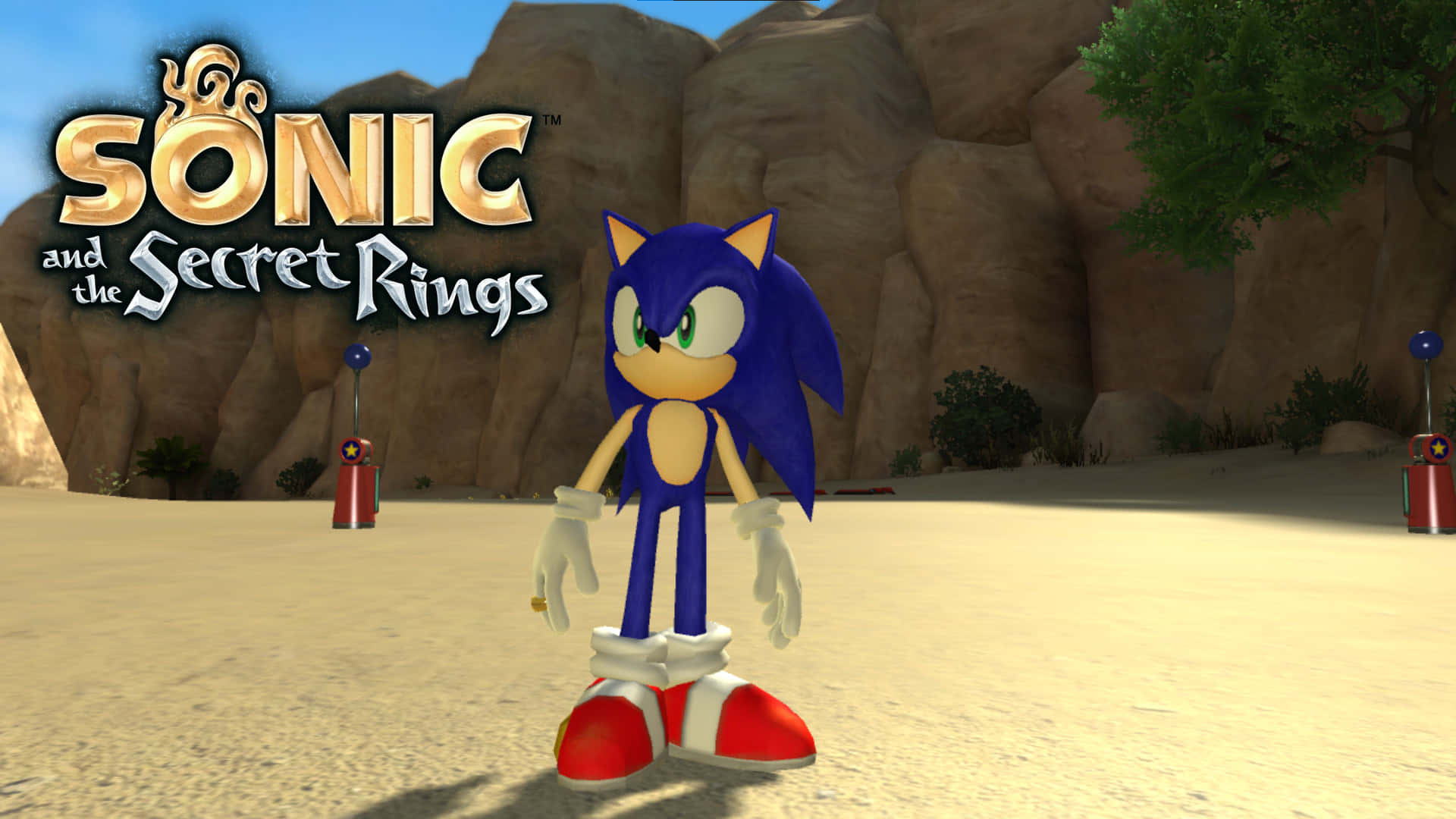1920x1080 Download Sonic the Hedgehog in Sonic and the Secret Rings Adventure Wallpaper