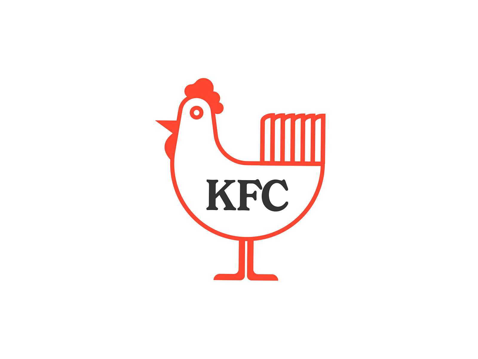 1600x1200 KFC Logo Refresh by Zach Nichols on Dribbble