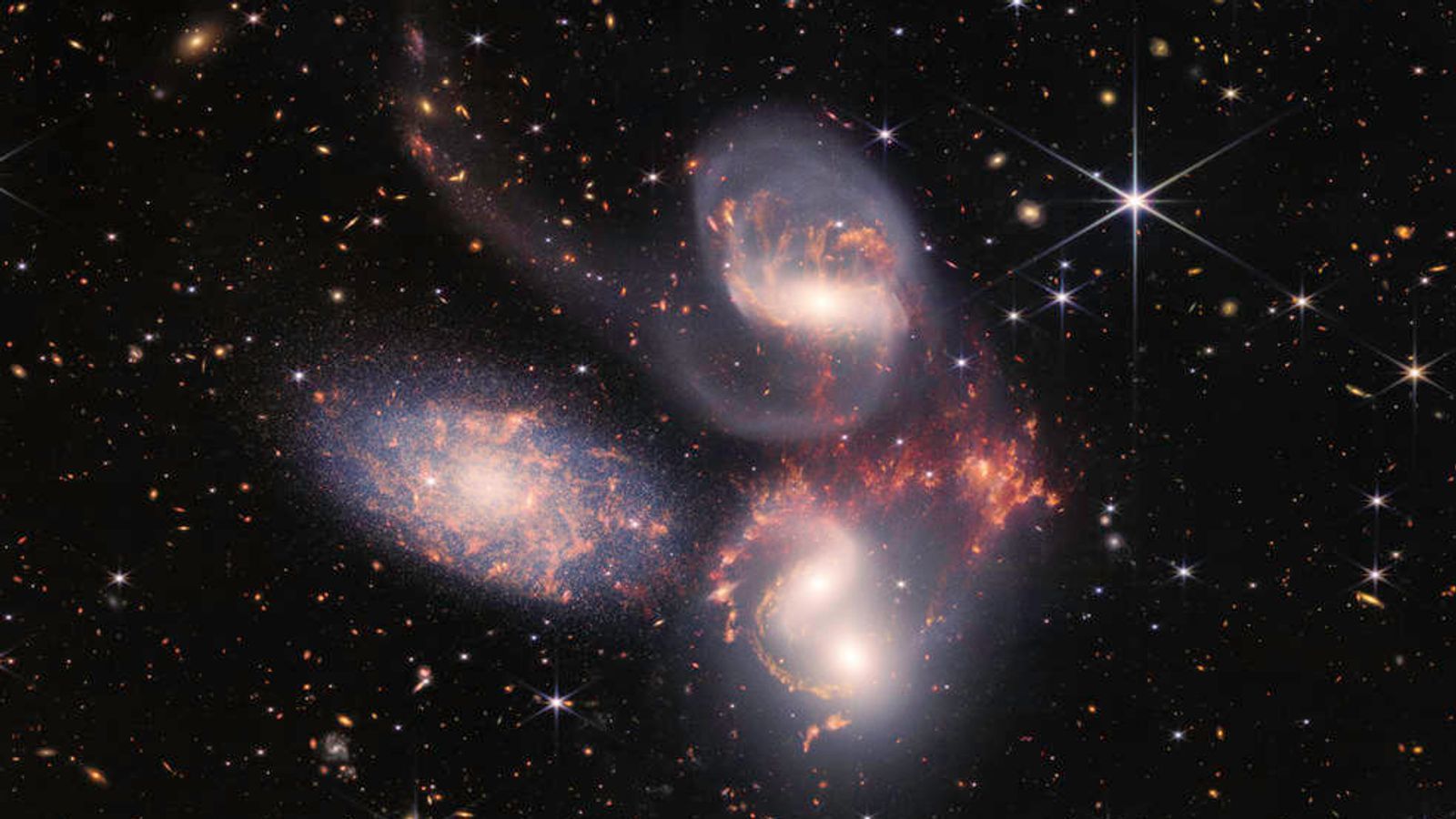 1600x900 A Dying Star And A 'cosmic Dance': Ancient Galaxies Revealed In Never Seen Before Telescope Picture. Science, Climate & Tech News