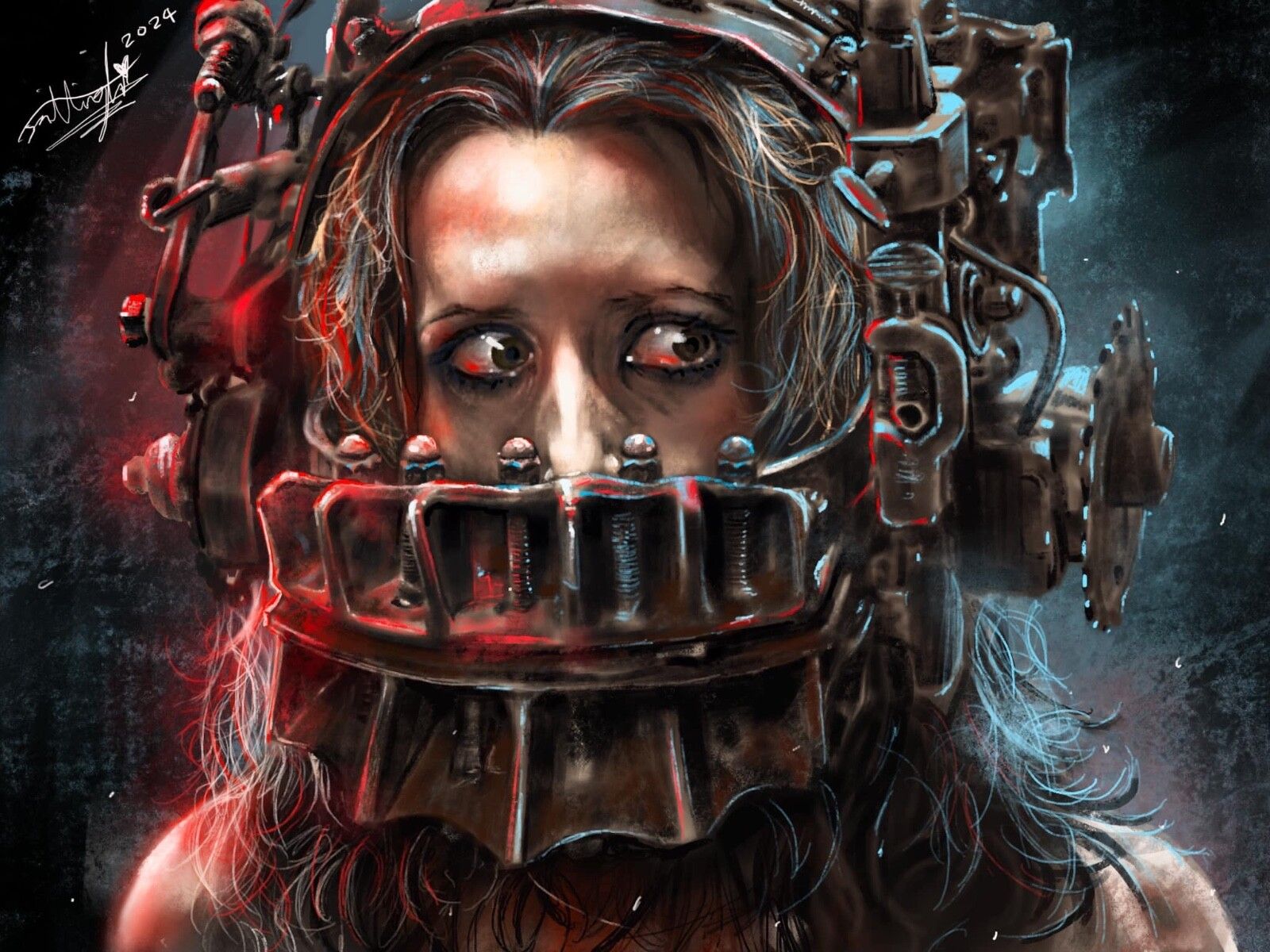 1600x1200 Reverse Bear Trap, Saw, Horror movie, High Quality Digital Print