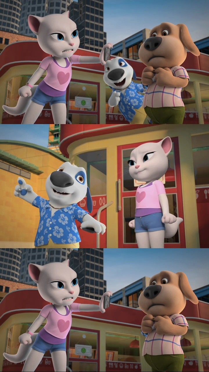 720x1280 Talking hank, angela and ben wallpaper