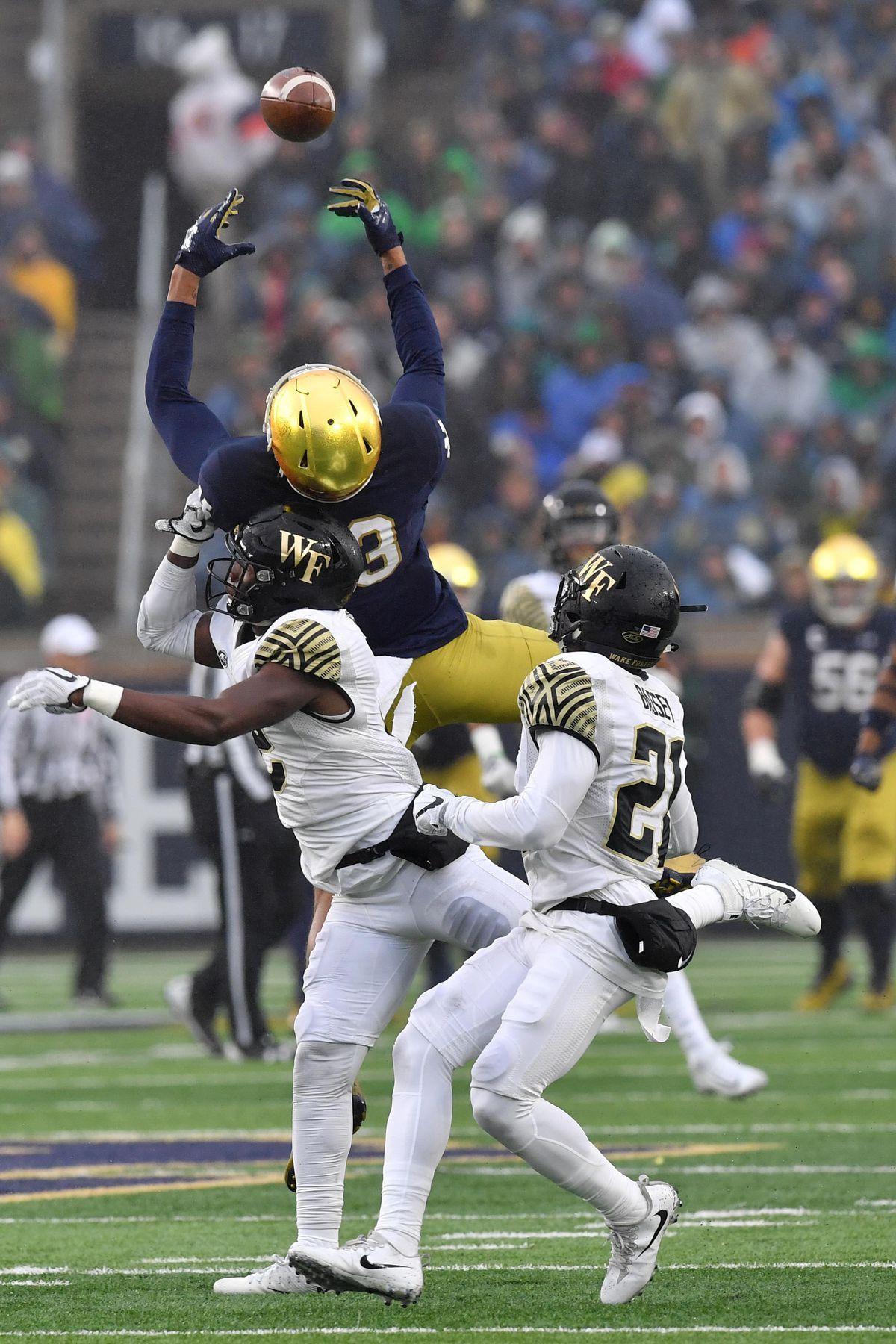 1200x1800 This Guy Plays Notre Dame Football: Chase Claypool Foot Down