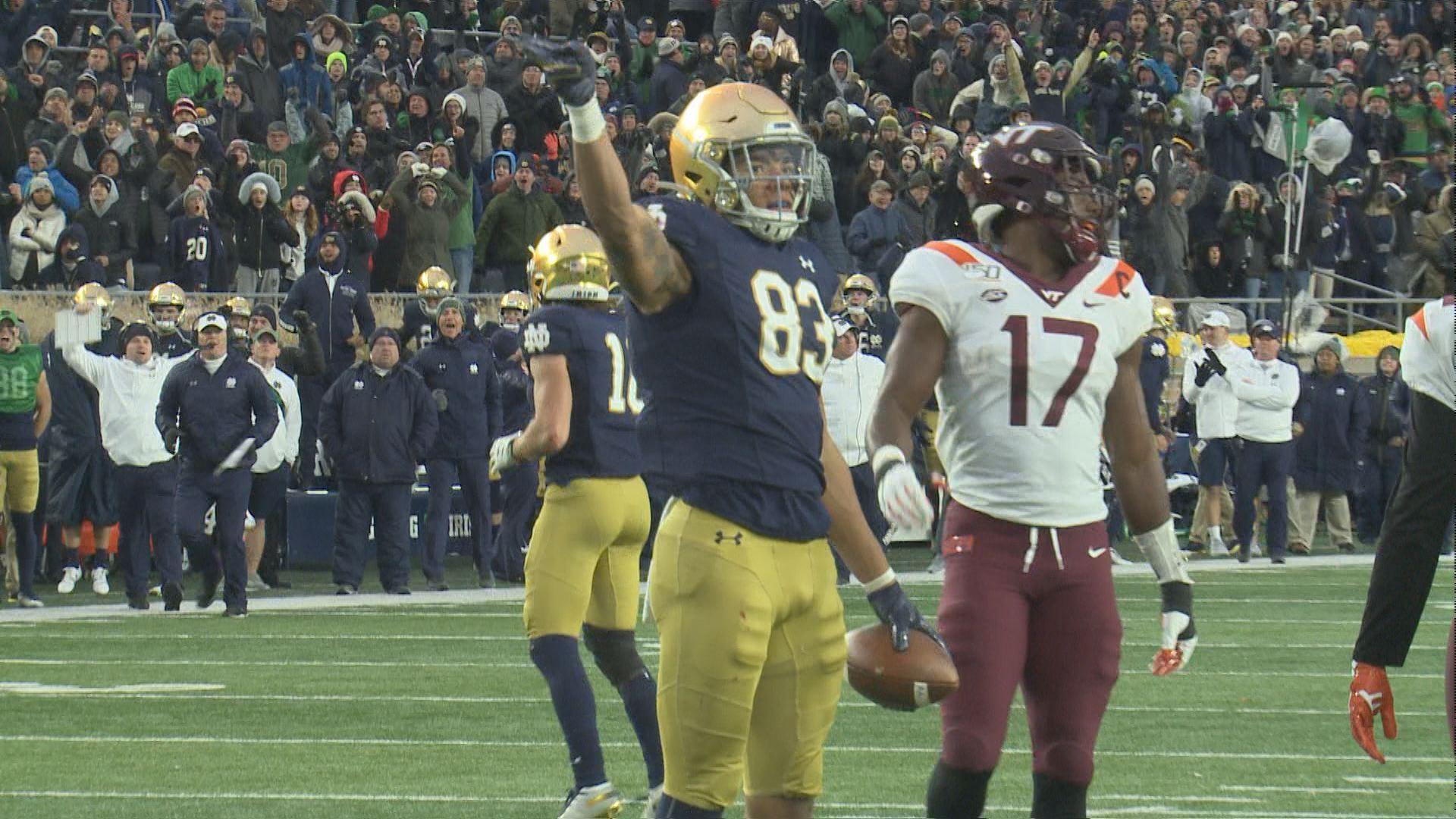 1920x1080 Chase Claypool comes up clutch against Virginia Tech