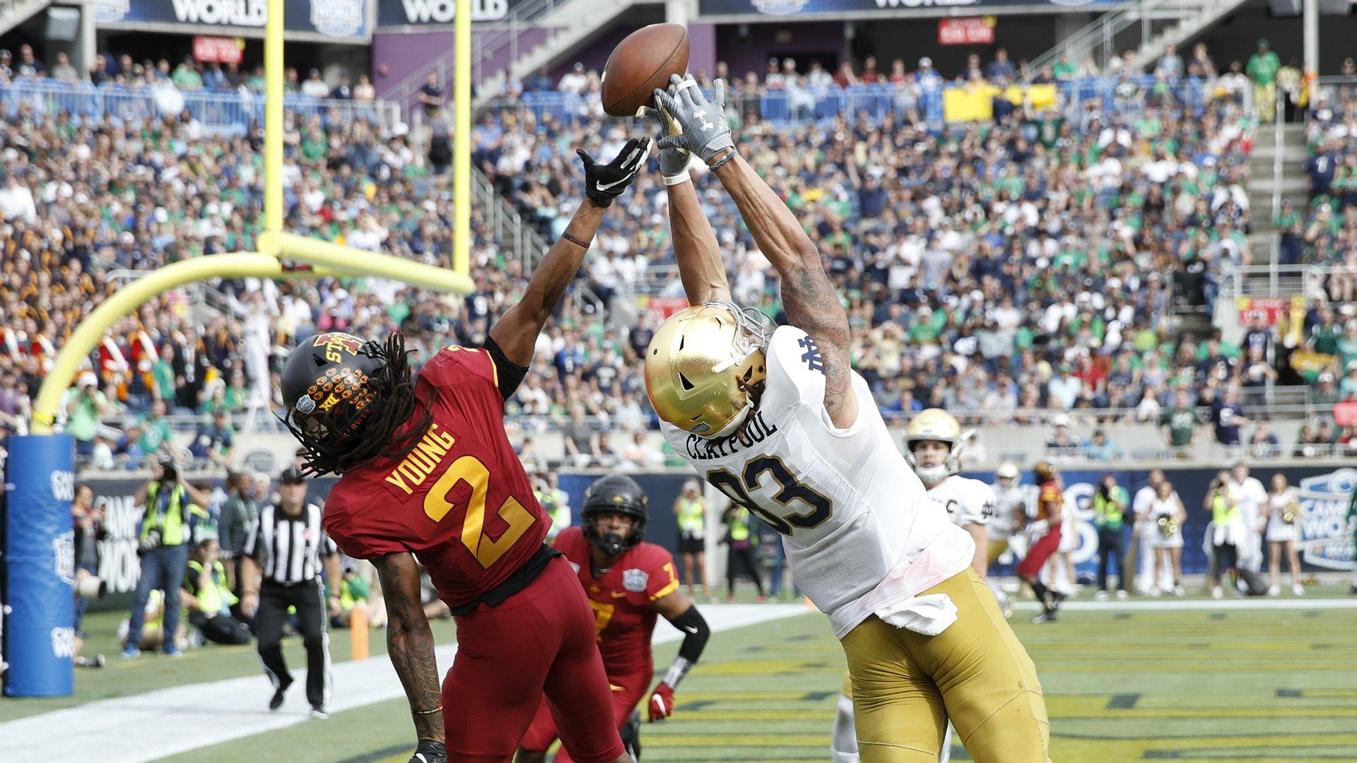 1920x1080 NFL Combine: Canadian Chase Claypool shines among wideouts