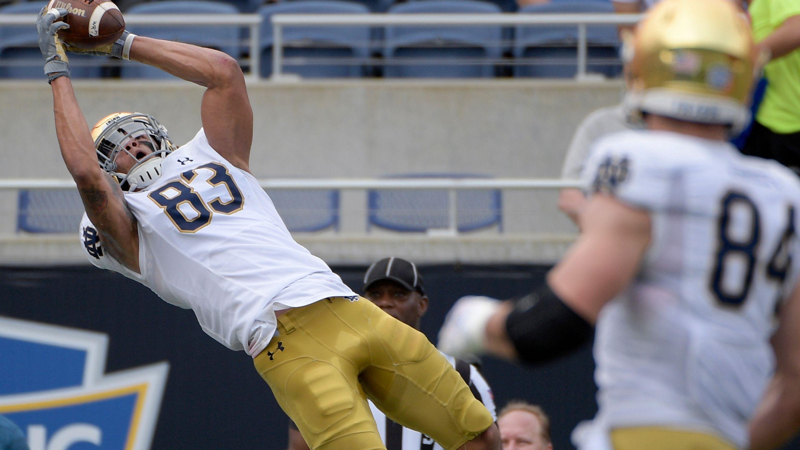2560x1440 Steelers pick Notre Dame wide receiver in second round of 2020 NFL