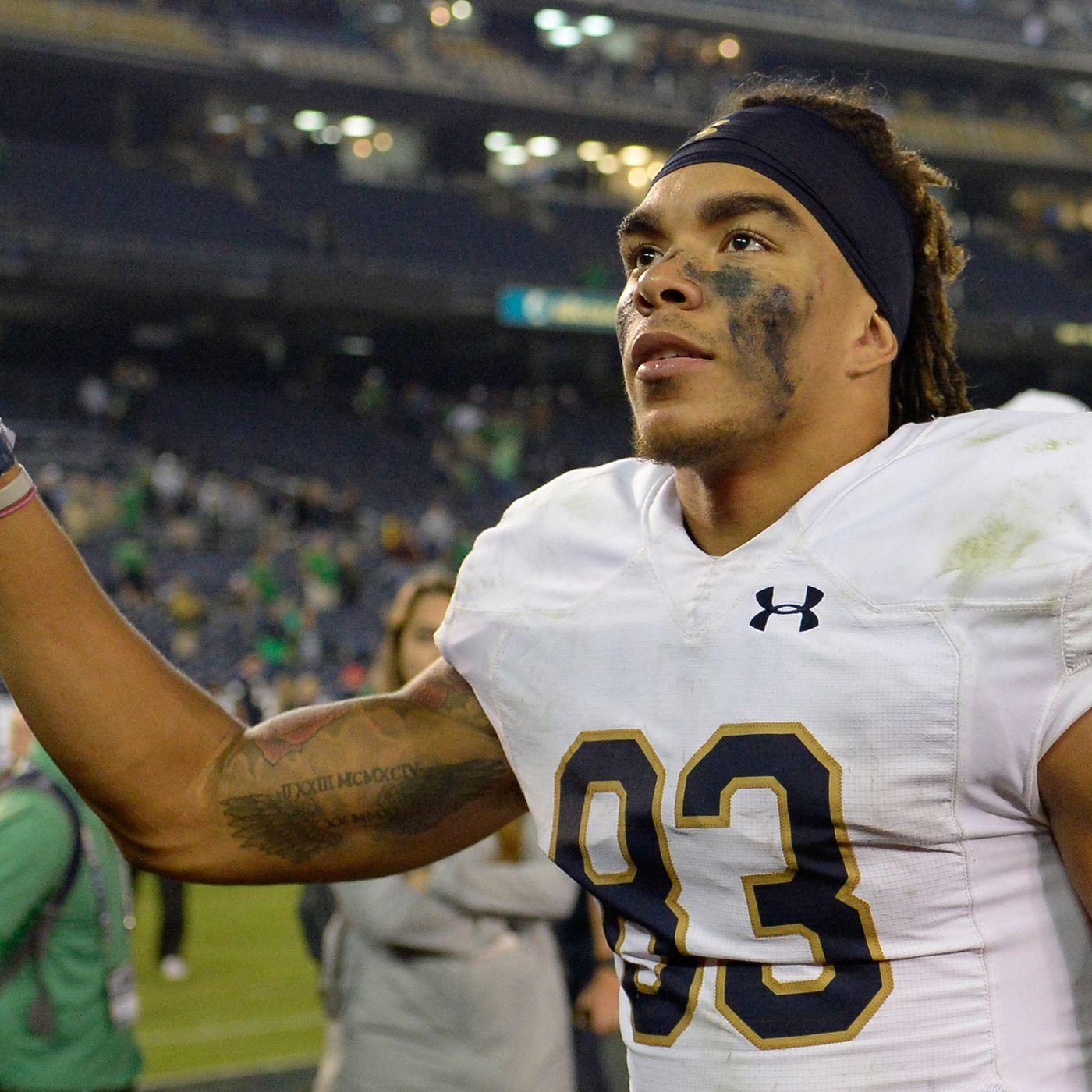 1400x1400 This Guy Plays Notre Dame Football: Chase Claypool Wide