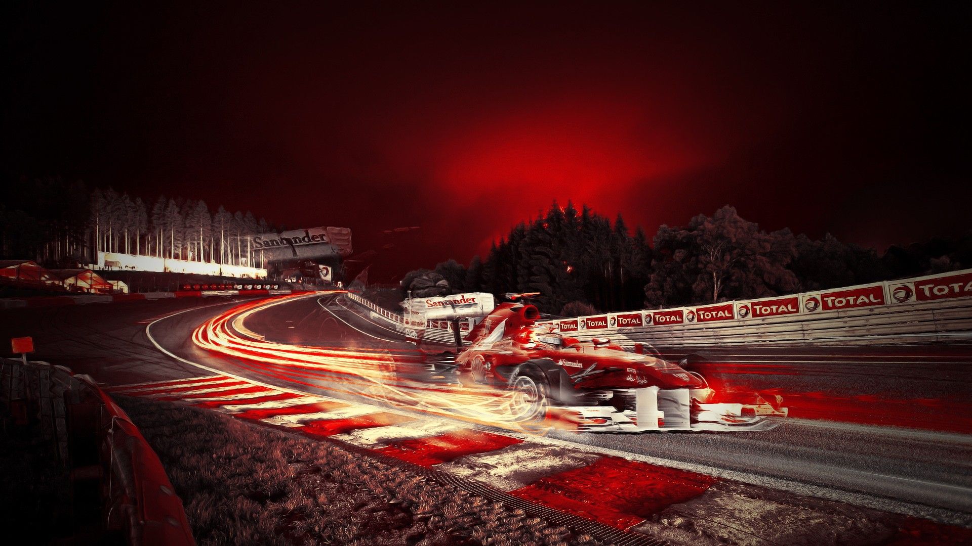 1920x1080 F1 Race Wallpaper