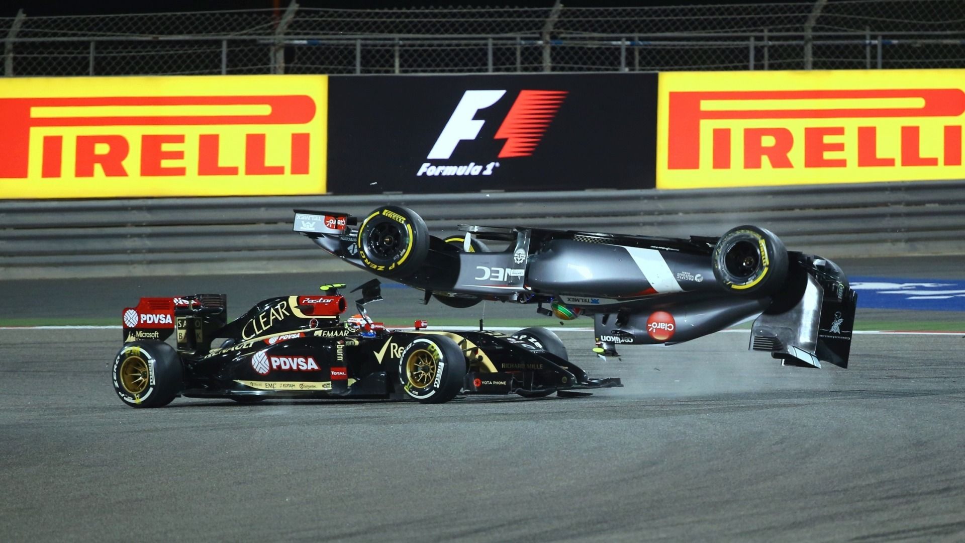 1920x1080 Wallpaper Formula crash, Grand Prix for mobile and desktop, section спорт, resolution 1920x1080