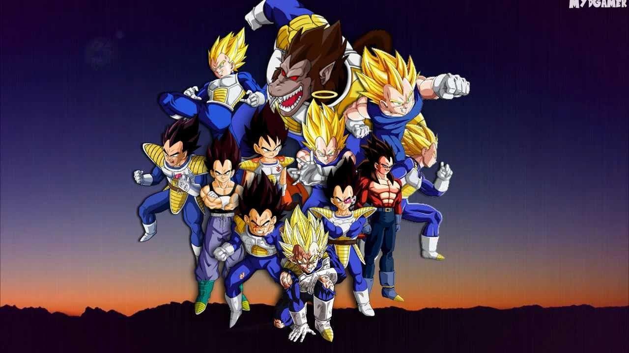 1280x720 Vegeta Background