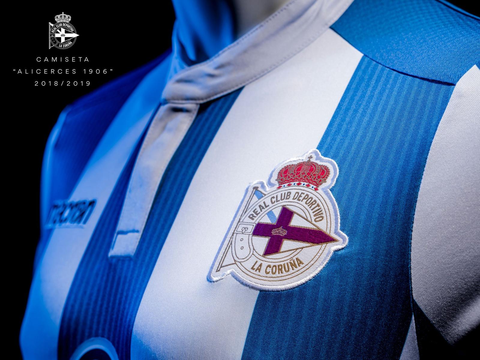 1600x1200 Deportivo La Coruña 18 19 Home Kit Revealed