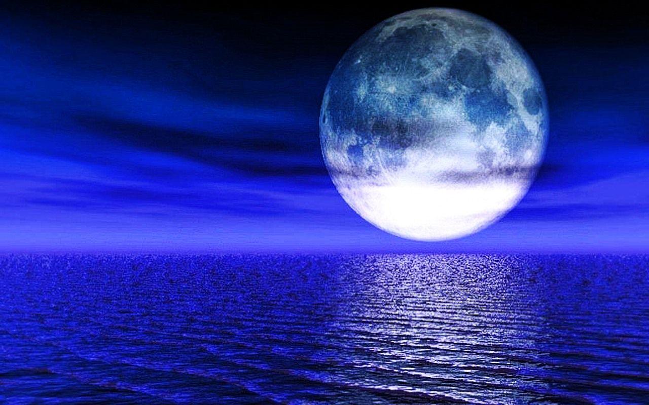 Blue Moon Wallpapers - Top Free Blue Moon Backgrounds - WallpaperAccess