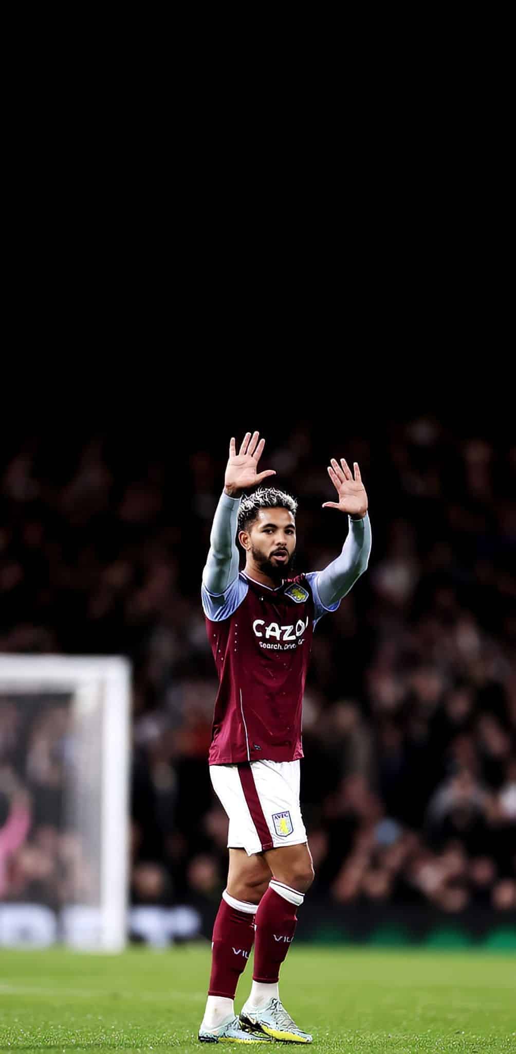1004x2048 Aston villa Douglas Luiz Aston Villa Football Club avfc wallpaper HD Brazil. Pinterest