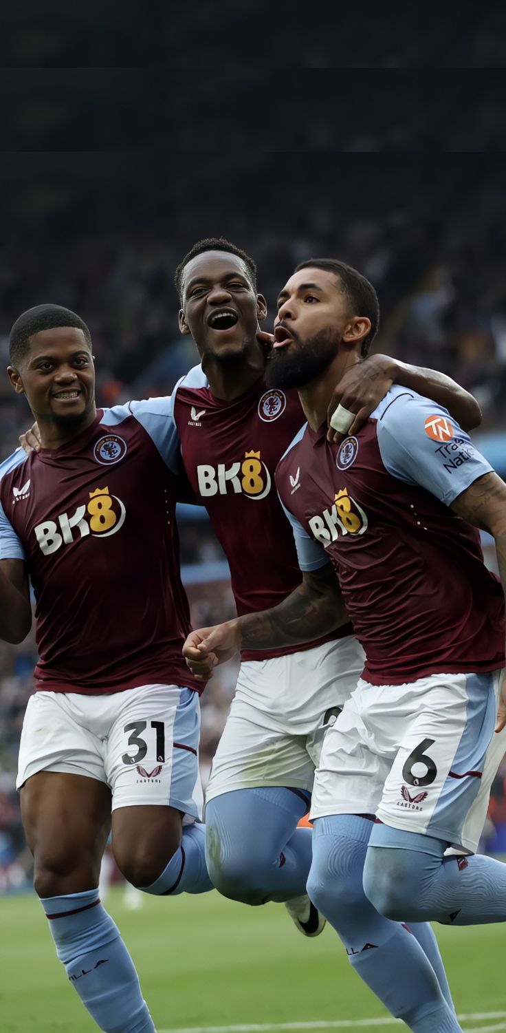 736x1501 Leon Bailey Jhon Duran Douglas Luiz Aston Villa Football Club avfc wallpaper
