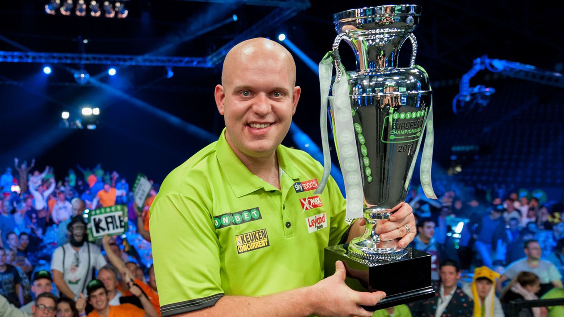 1920x1080 European Championship: Michael van Gerwen claims fourth successive title
