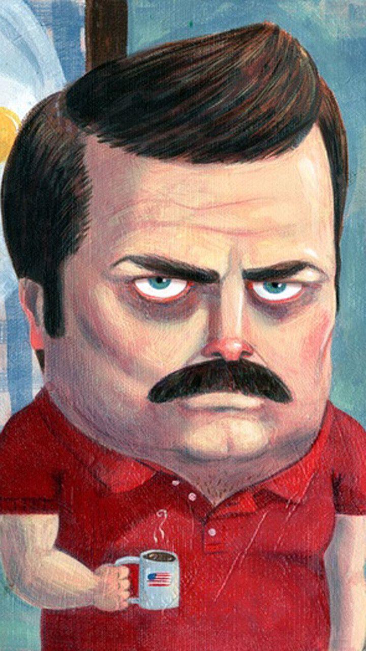 720x1280 Parks & Recreation: Ron Swanson