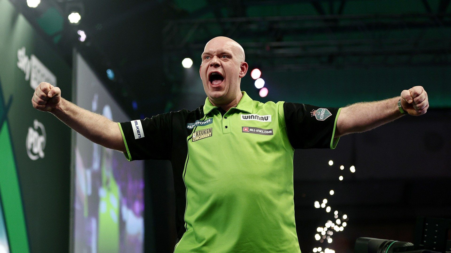 1920x1080 Michael van Gerwen ditches iconic green shirt for special reason with £100k at stake