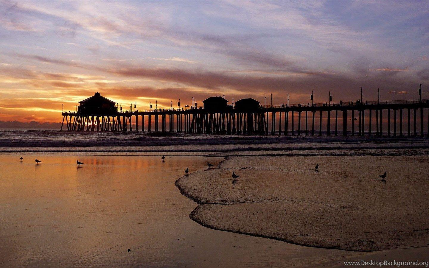 1440x900 Huntington Beach Wallpaper HD 1920x1080 Desktop Background