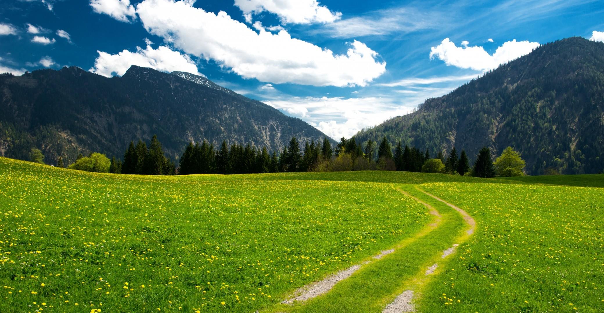 2080x1080 Bavarian Alps Wallpaper 2080x1080 px