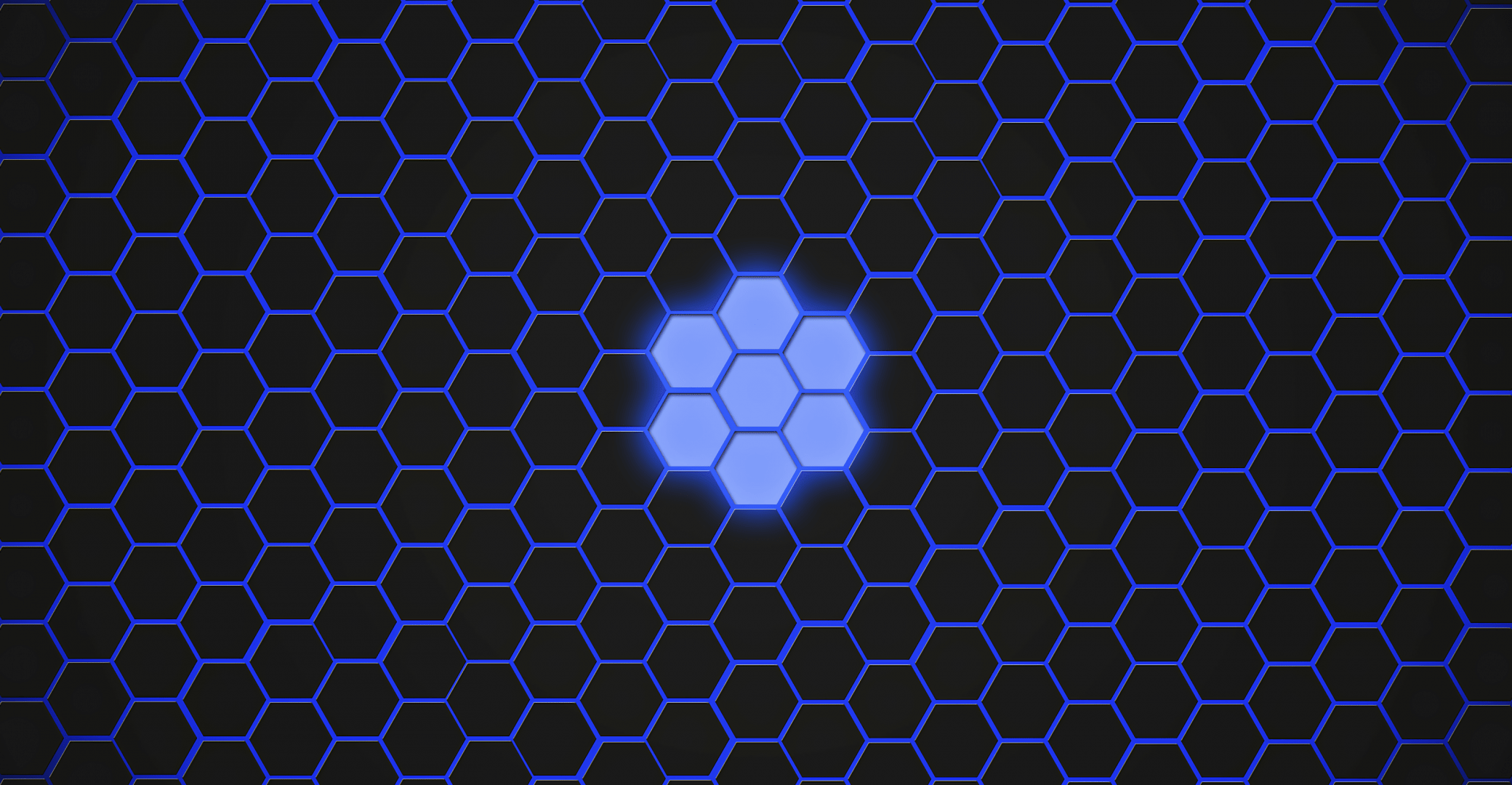 2080x1080 Download 2080x1080 Pattern, Hexagons, Shapes Wallpaper