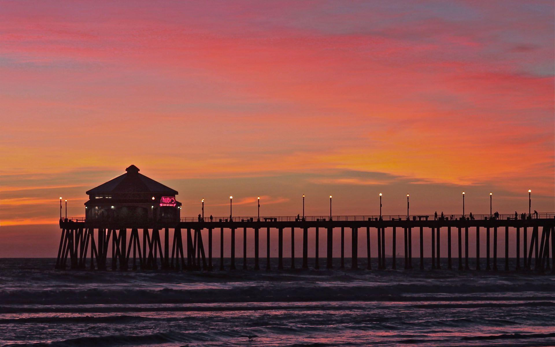 1920x1200 Huntington Beach Wallpaper