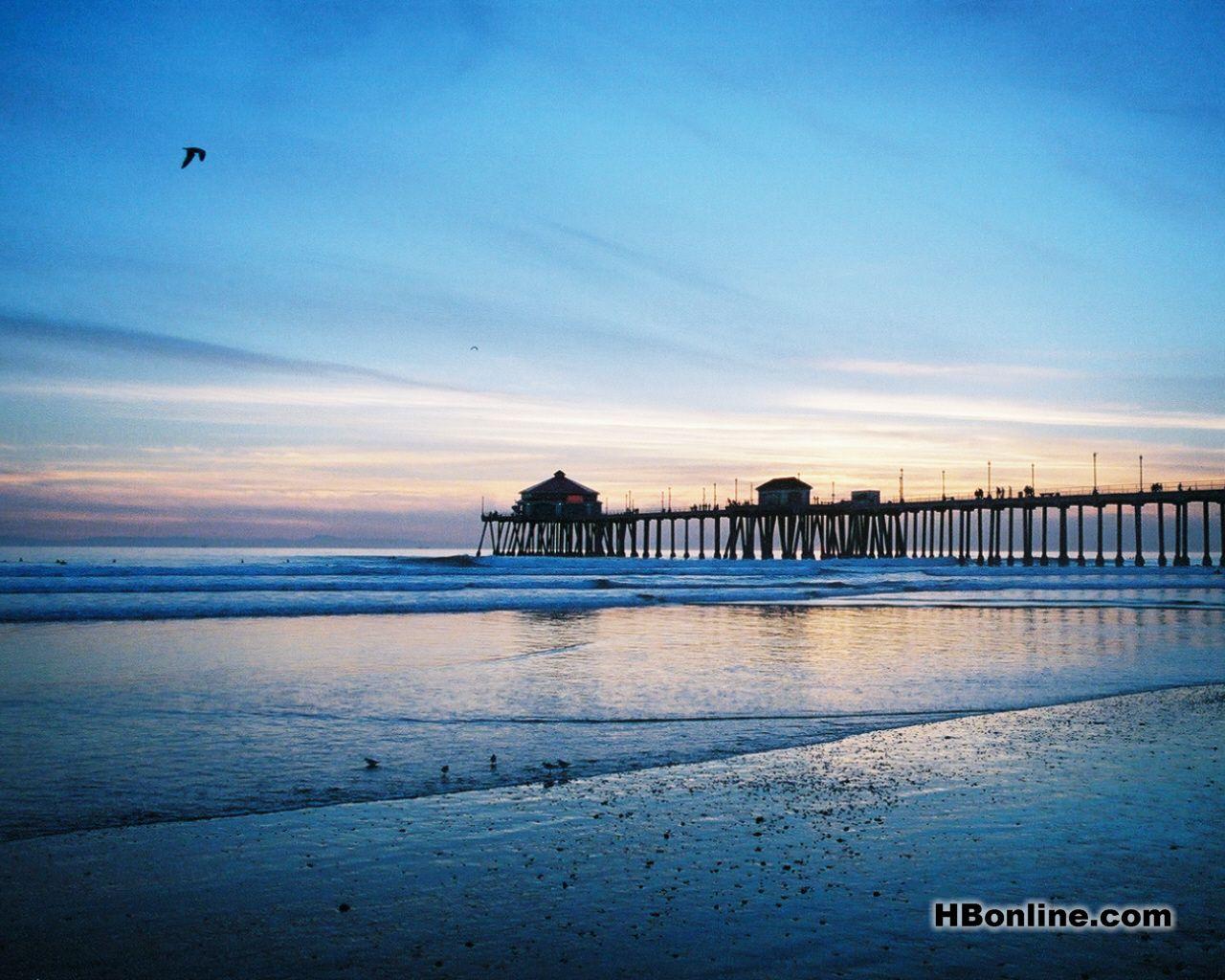 1280x1024 Huntington Beach Desktop Wallpaper