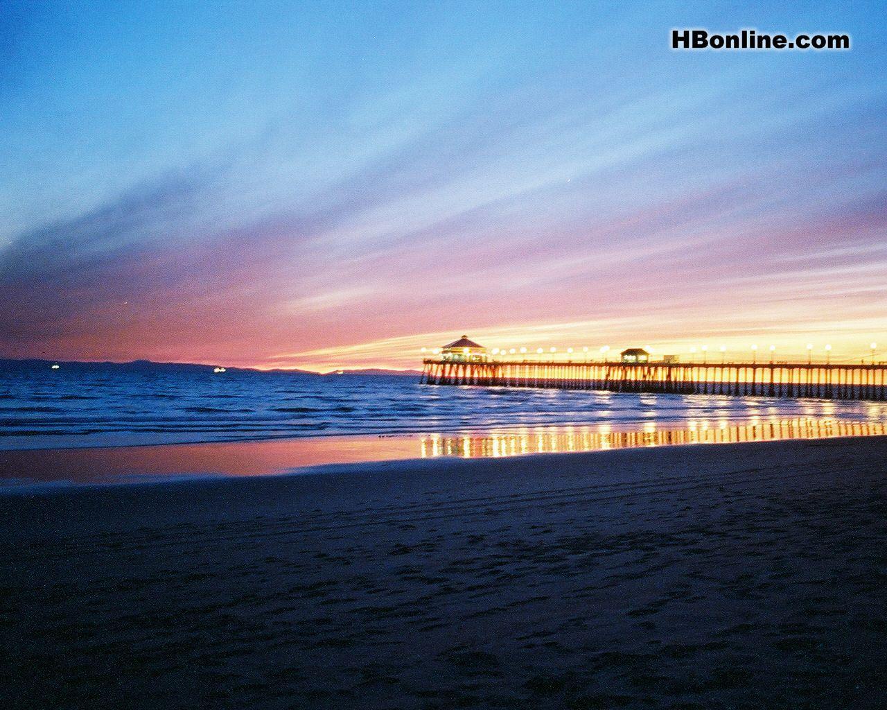 1280x1024 Huntington Beach Wallpaper. Beautiful