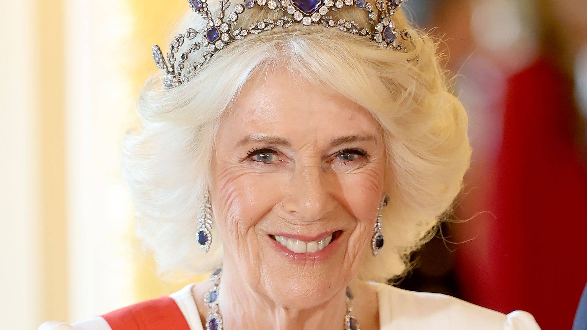 1920x1080 Queen Camilla just wore 'very stressful' King Charles portrait that took 100 hours to make. HELLO!