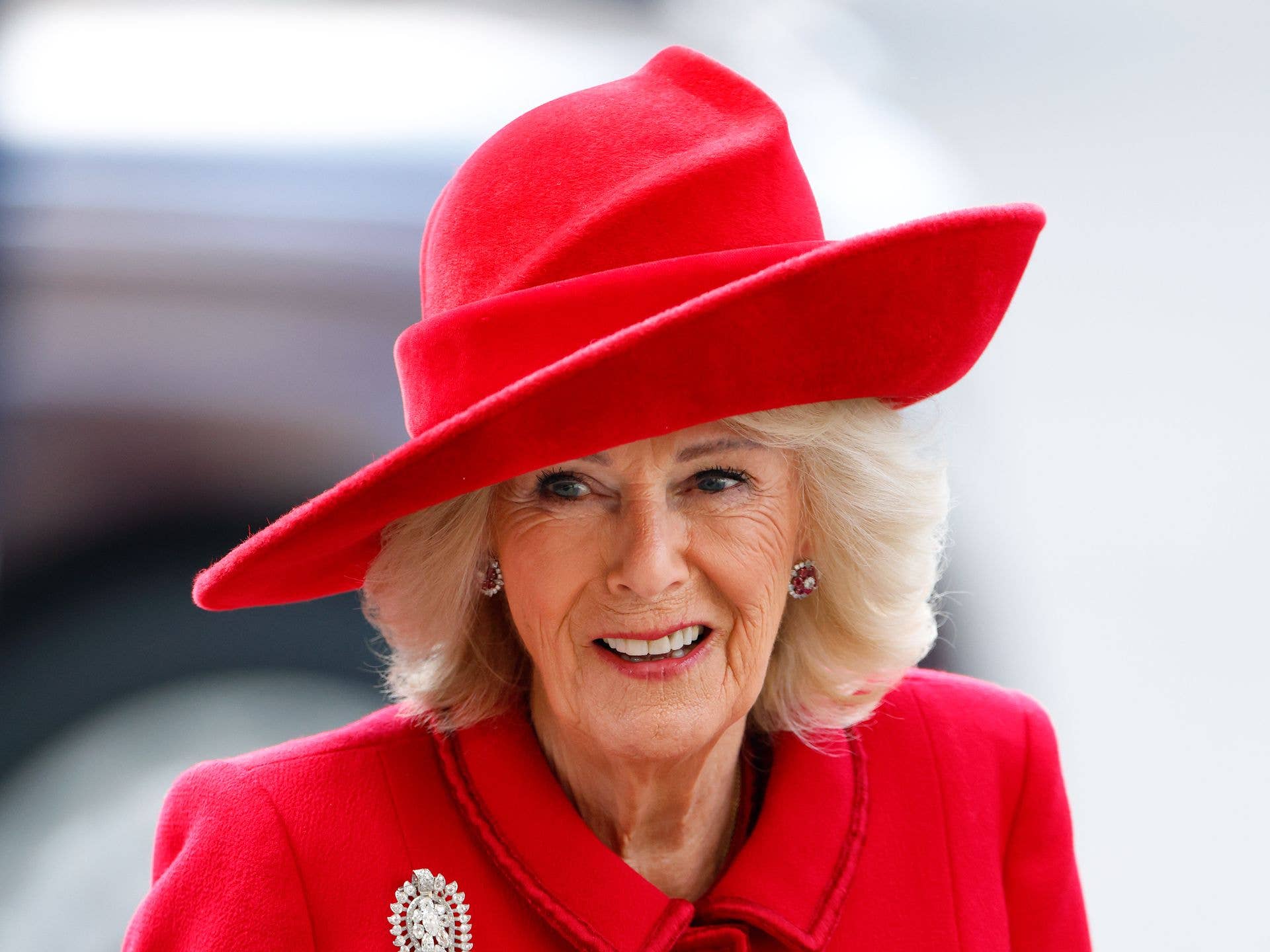 1920x1440 Queen Camilla breaks Queen Elizabeth's fashion protocol with Commonwealth Day appearance. HELLO!