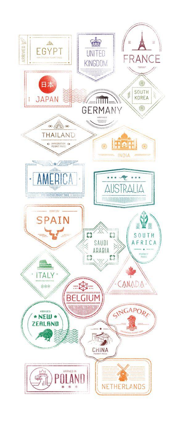 Passport Stamps Wallpapers - Top Free Passport Stamps Backgrounds ...