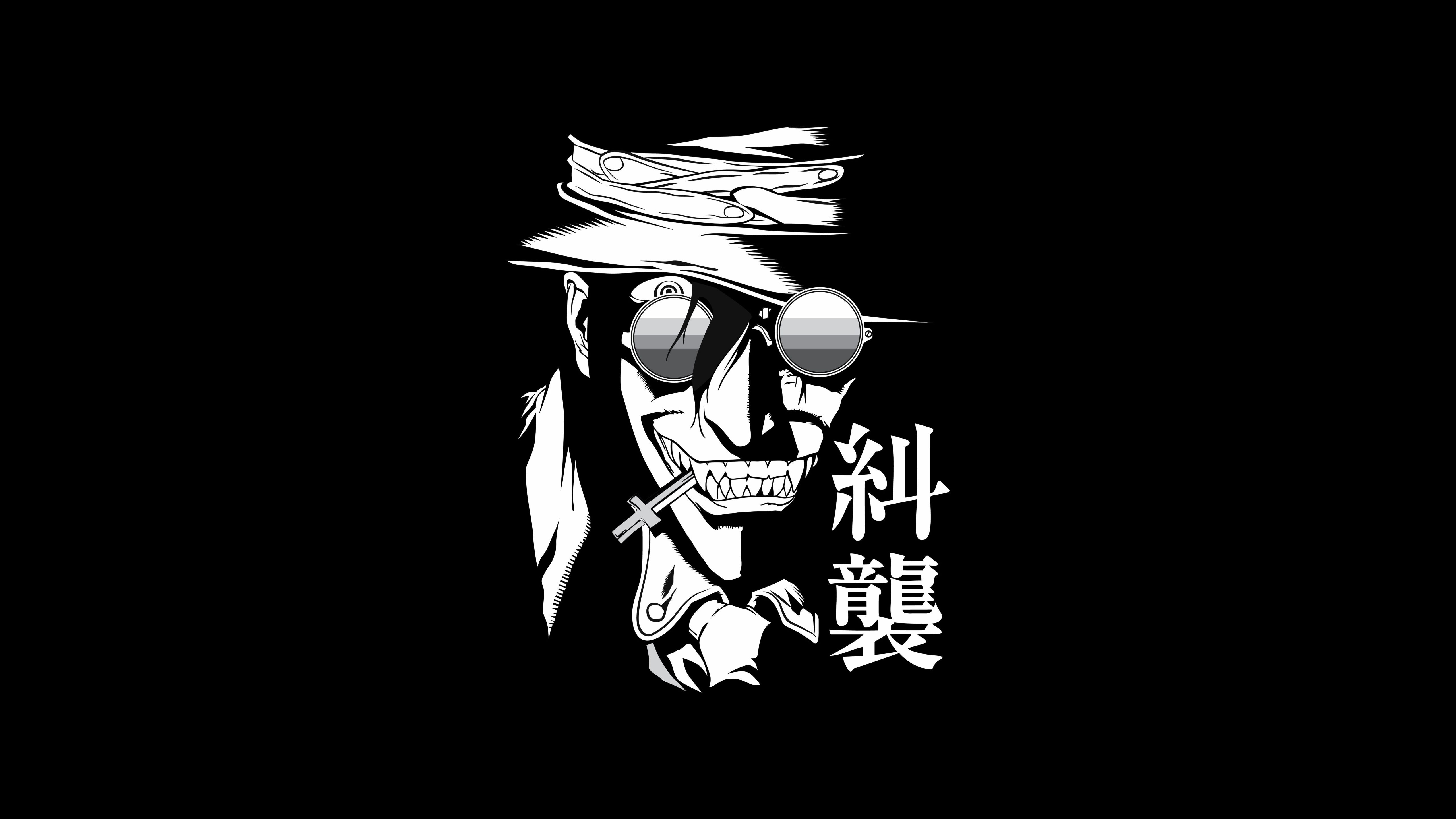 5120x2880 Dark Anime Wallpaper and Background