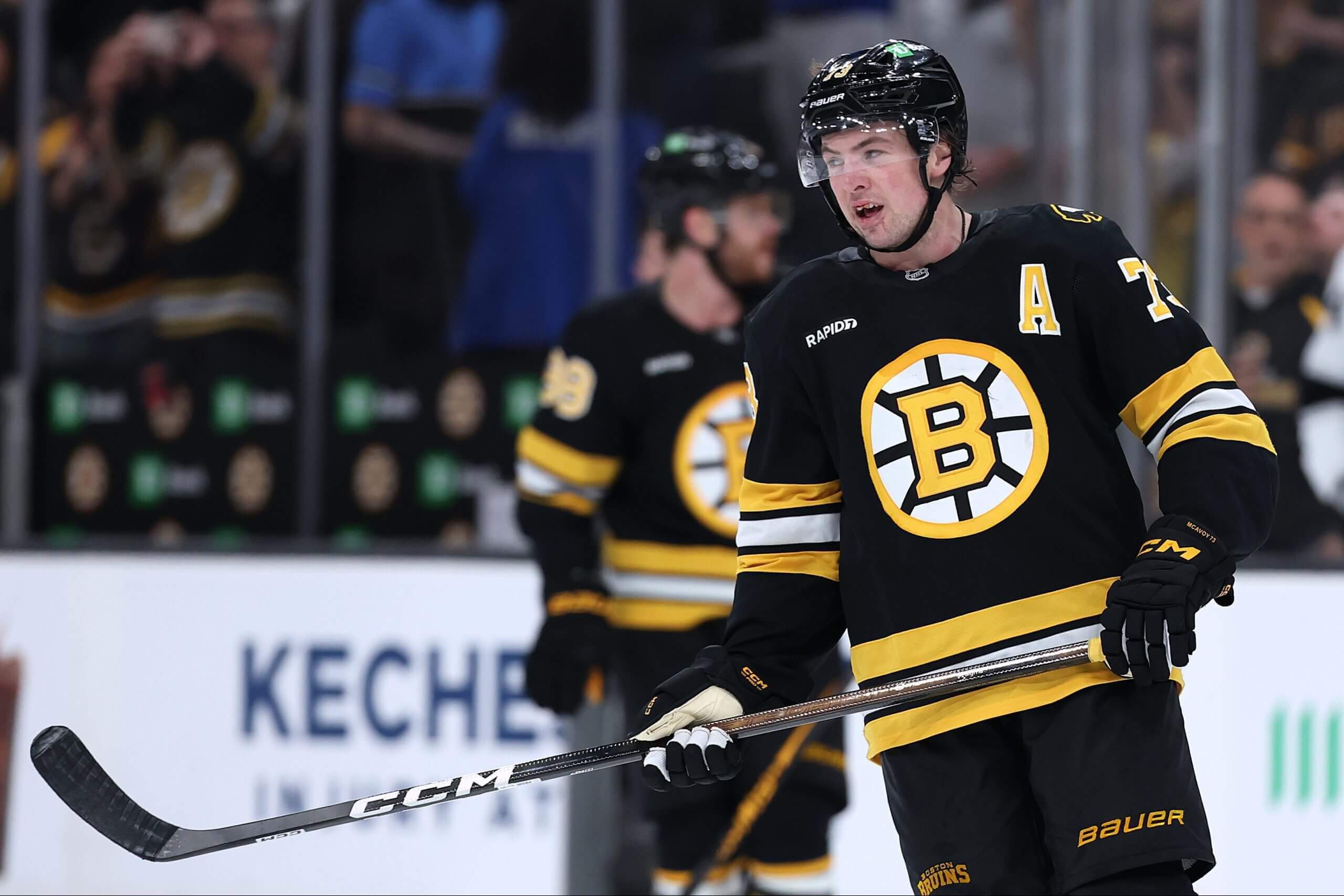 2560x1708 Bruins' Charlie McAvoy is sick of messing up his mouth