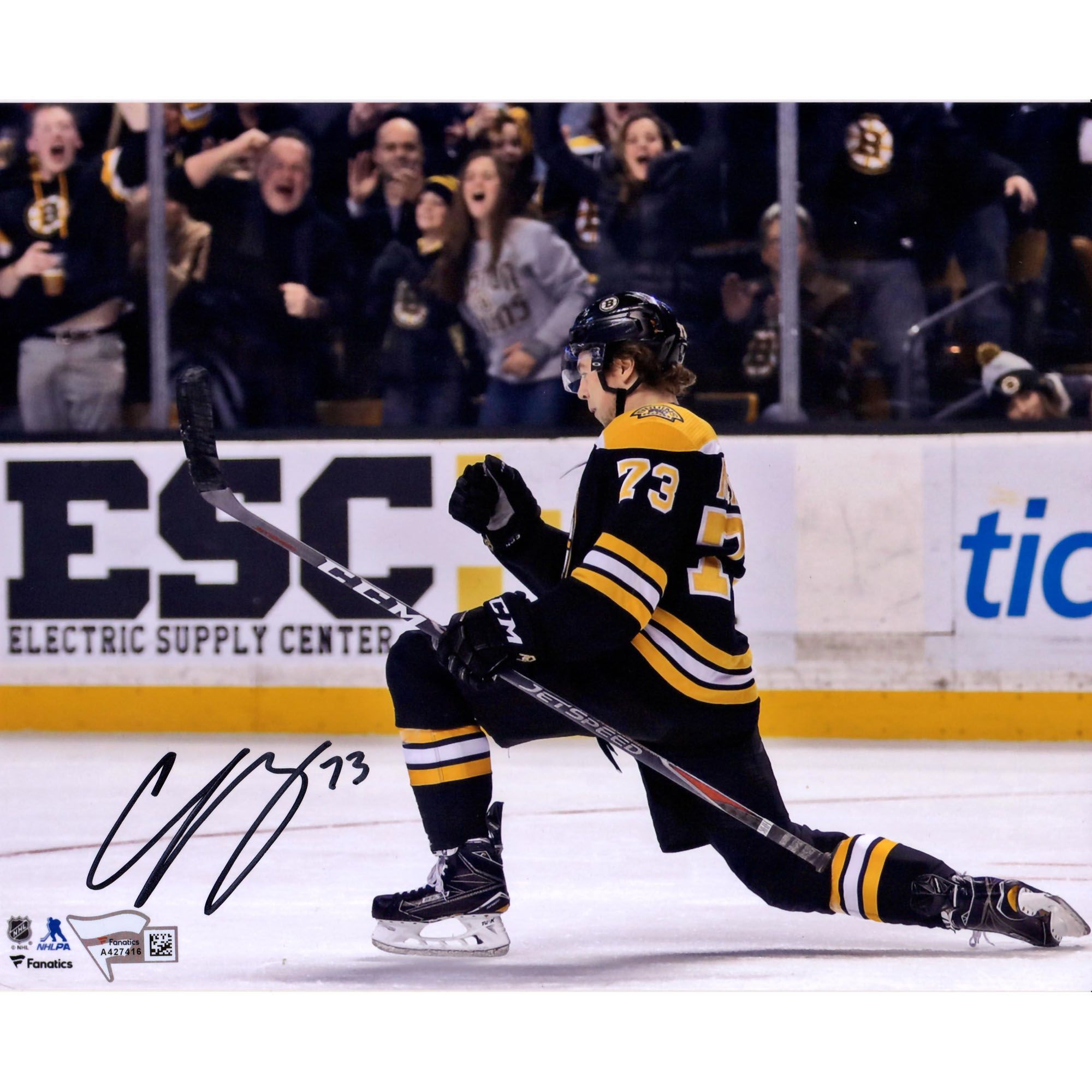 2000x2000 Autographed Boston Bruins Charlie McAvoy Fanatics Authentic 8 x 10 Goal Celebration Photograph