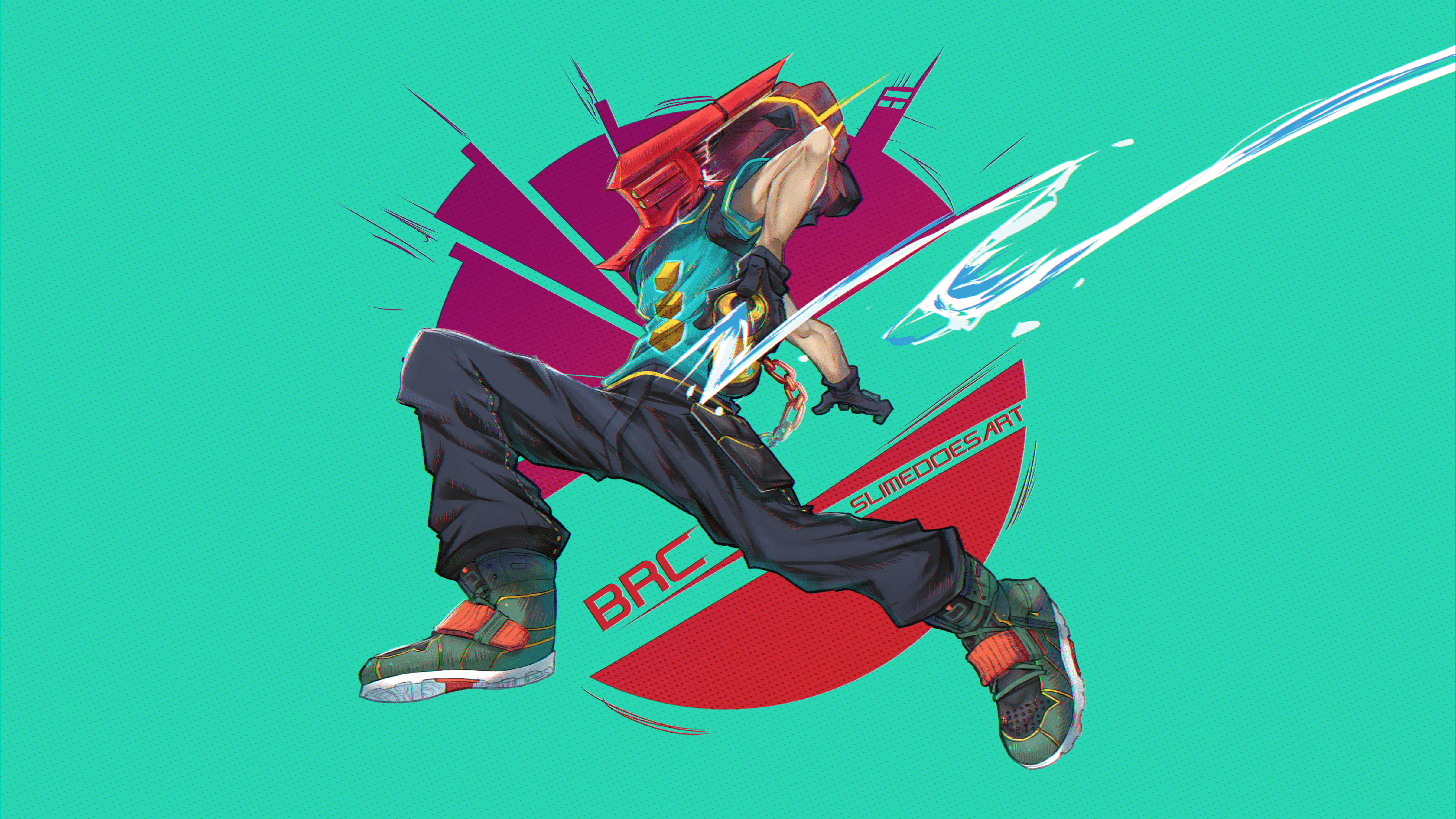 4816x2709 Bomb Rush Cyberfunk Wallpaper