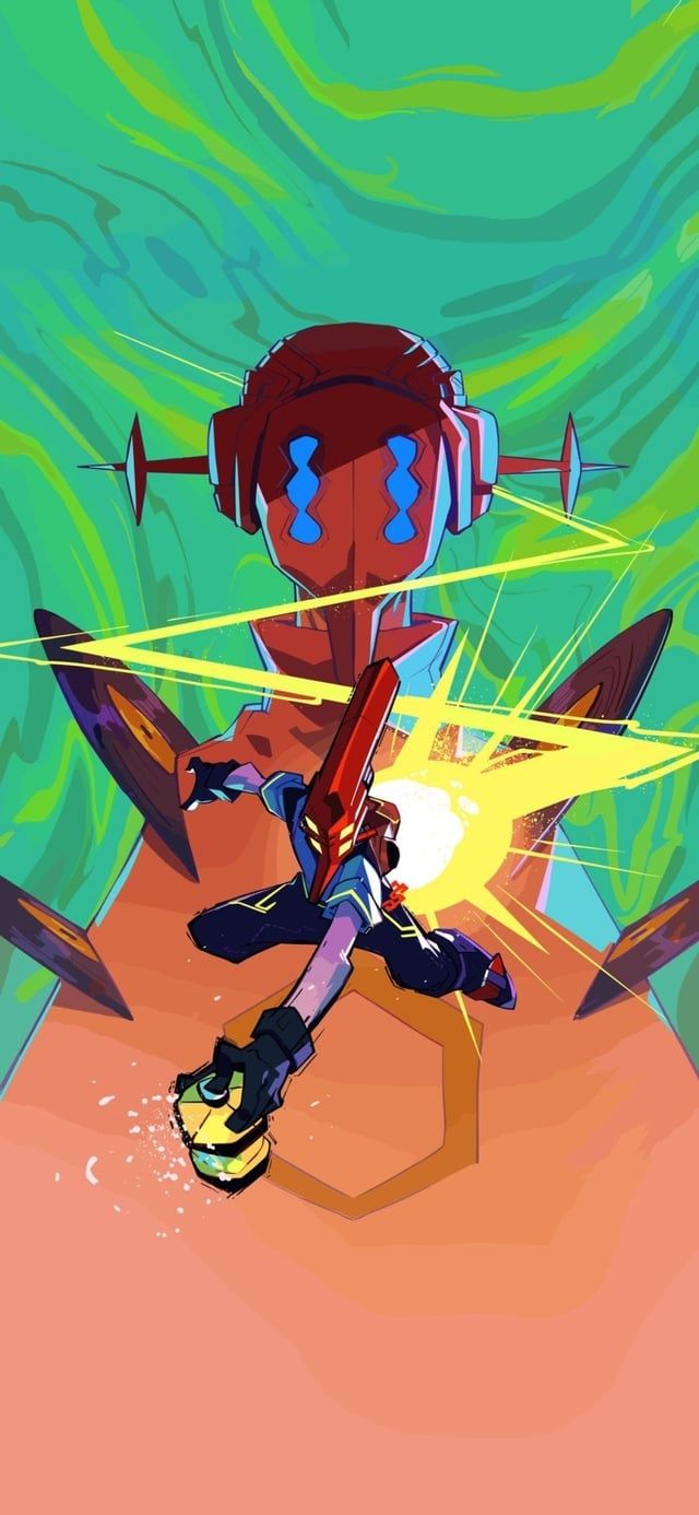 640x1386 BRCF Android Wallpaper : R BombRush_Cyberfunk