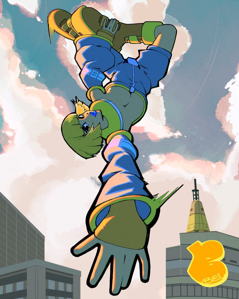 960x1200 Recently started playing Bomb Rush Cyberfunk and simultaneously got back to drawing after seeing the artsyle and character designs. Bel my beloved ✨ #BombRushCyberfunk #fanart #jetsetradio