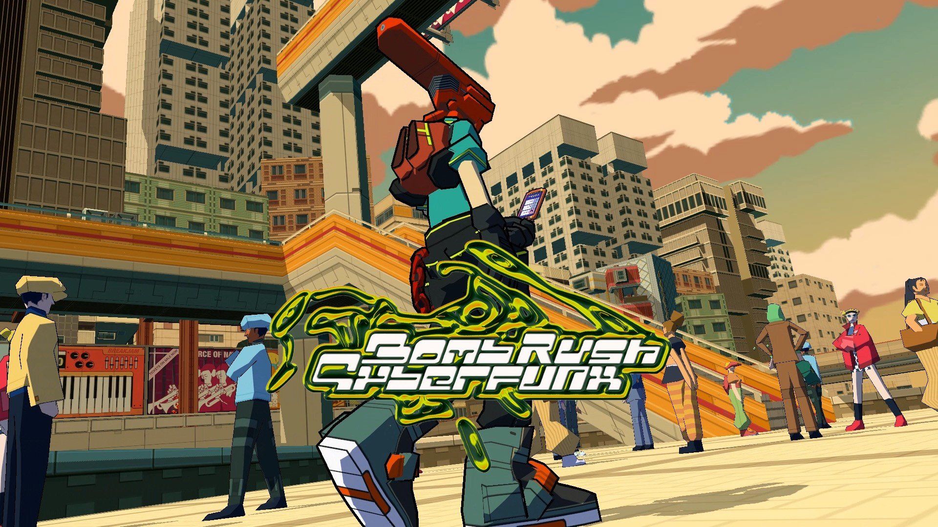 1920x1080 Bomb Rush Cyberfunk: All City Grooves Await on GFN.co.kr!