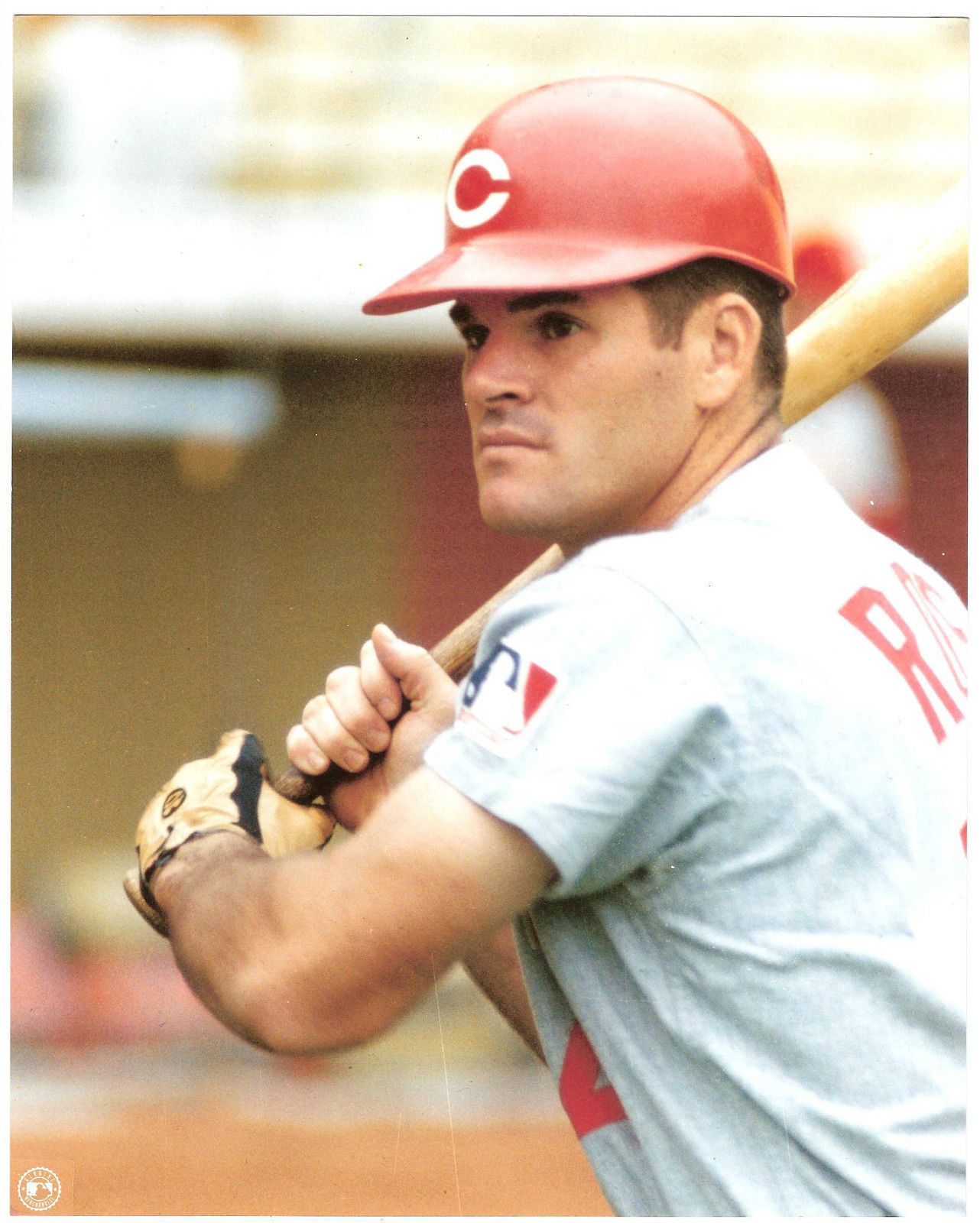 1282x1600 Pete Rose 8x10 Vintage photo Cincinnati Reds crystal clear original