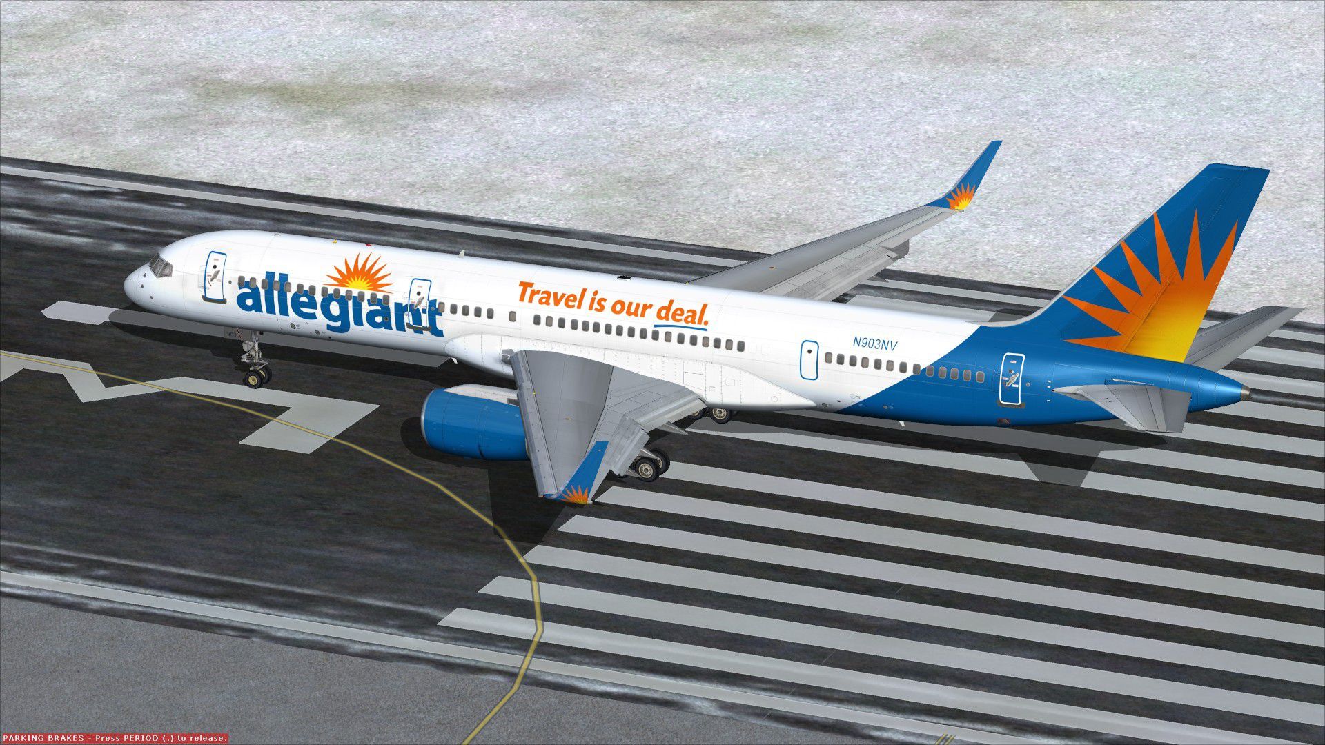 1920x1080 Allegiant Boeing 757