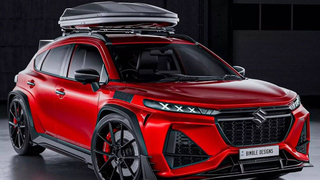 1280x720 Maruti Suzuki Fronx RS Render Looks Performance Ready; Check Pics