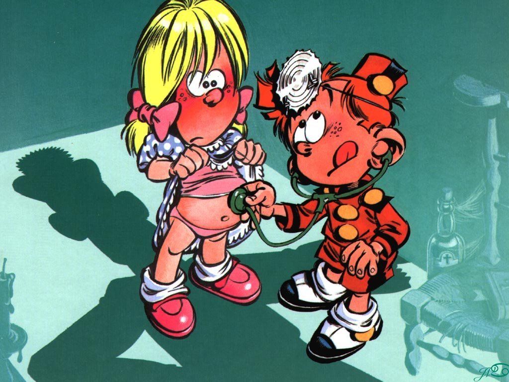 1024x768 Wallpaper petit Spirou