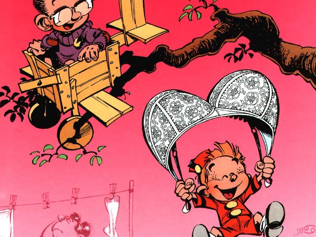 1024x768 Wallpaper petit Spirou