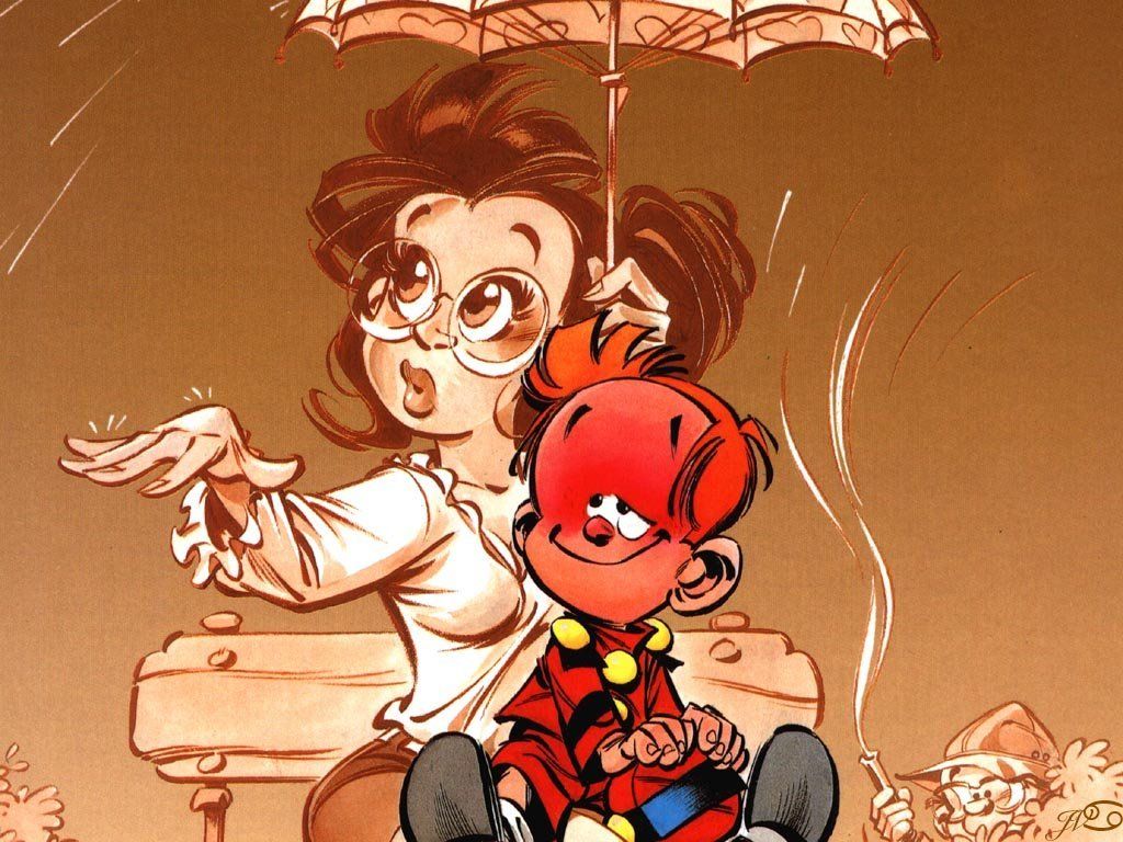 1024x768 Wallpaper petit Spirou