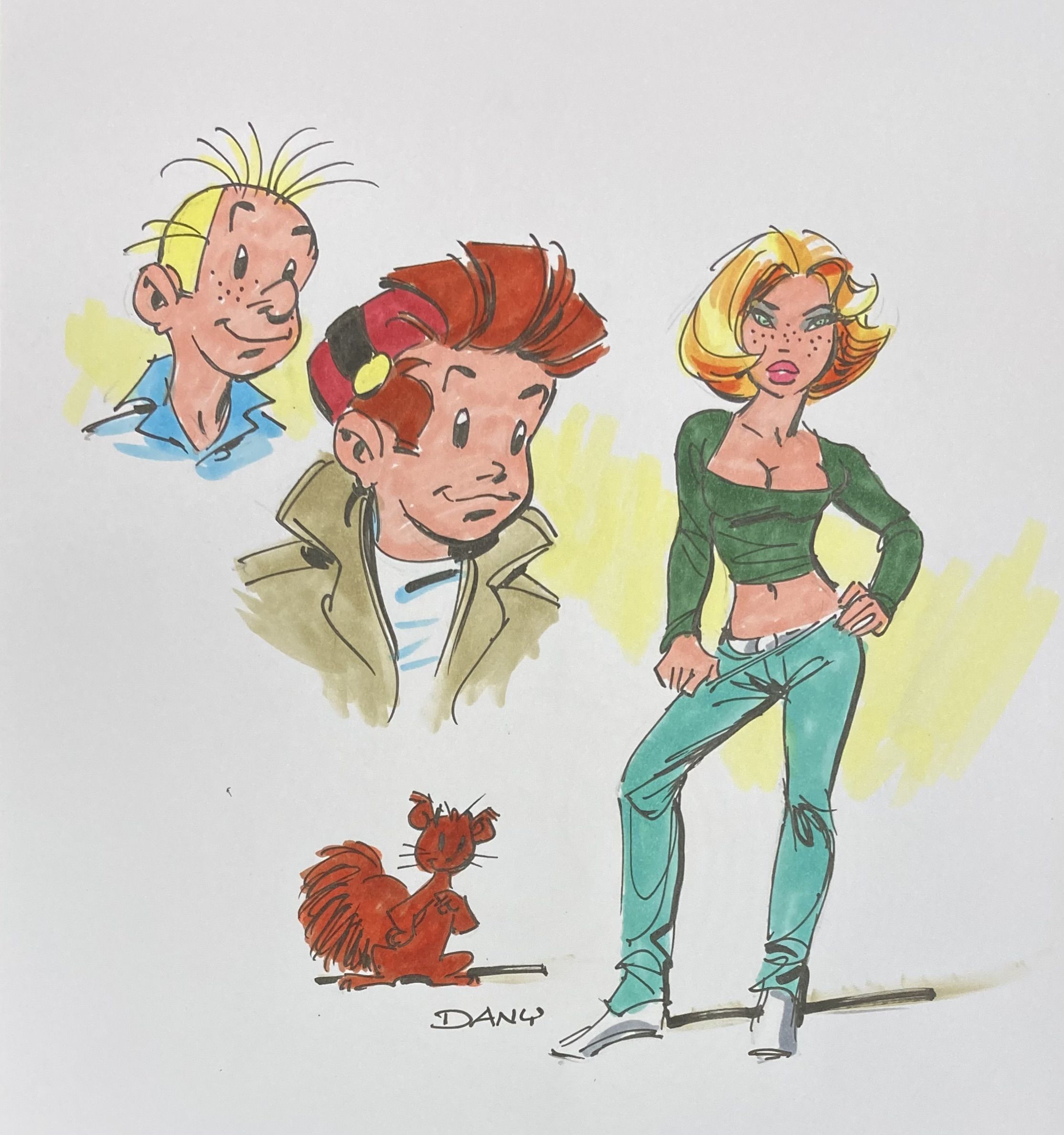 2228x2377 Dany & Yannédicace / Spirou et la gorgone bleue