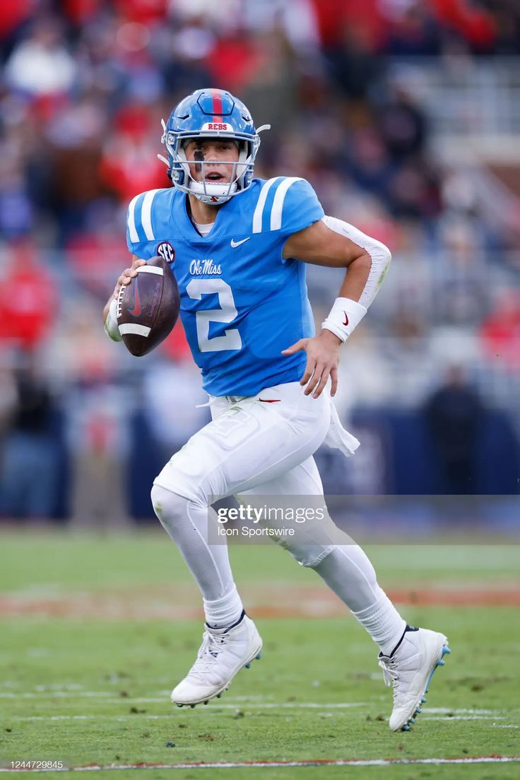 736x1104 Mississippi Rebels quarterback Jaxson Dart looks to pass during a. Ole miss football, Texas football