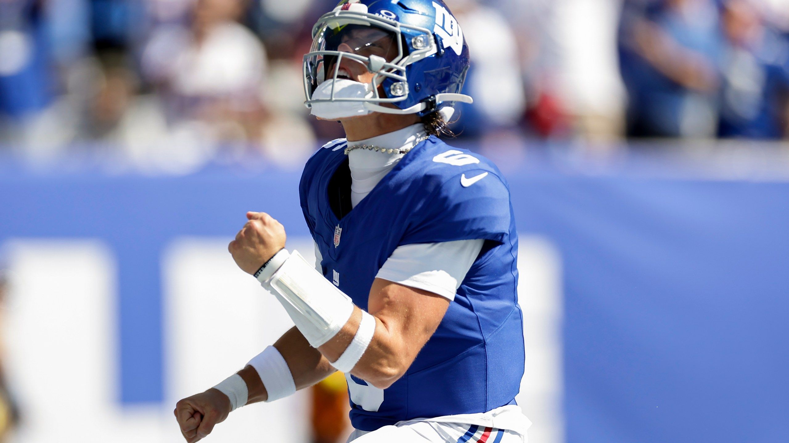 2560x1440 On target: Jaxson Dart dazzles in his first NFL start while leading Giants to win over Chargers. FOX 5 San Diego & KUSI News
