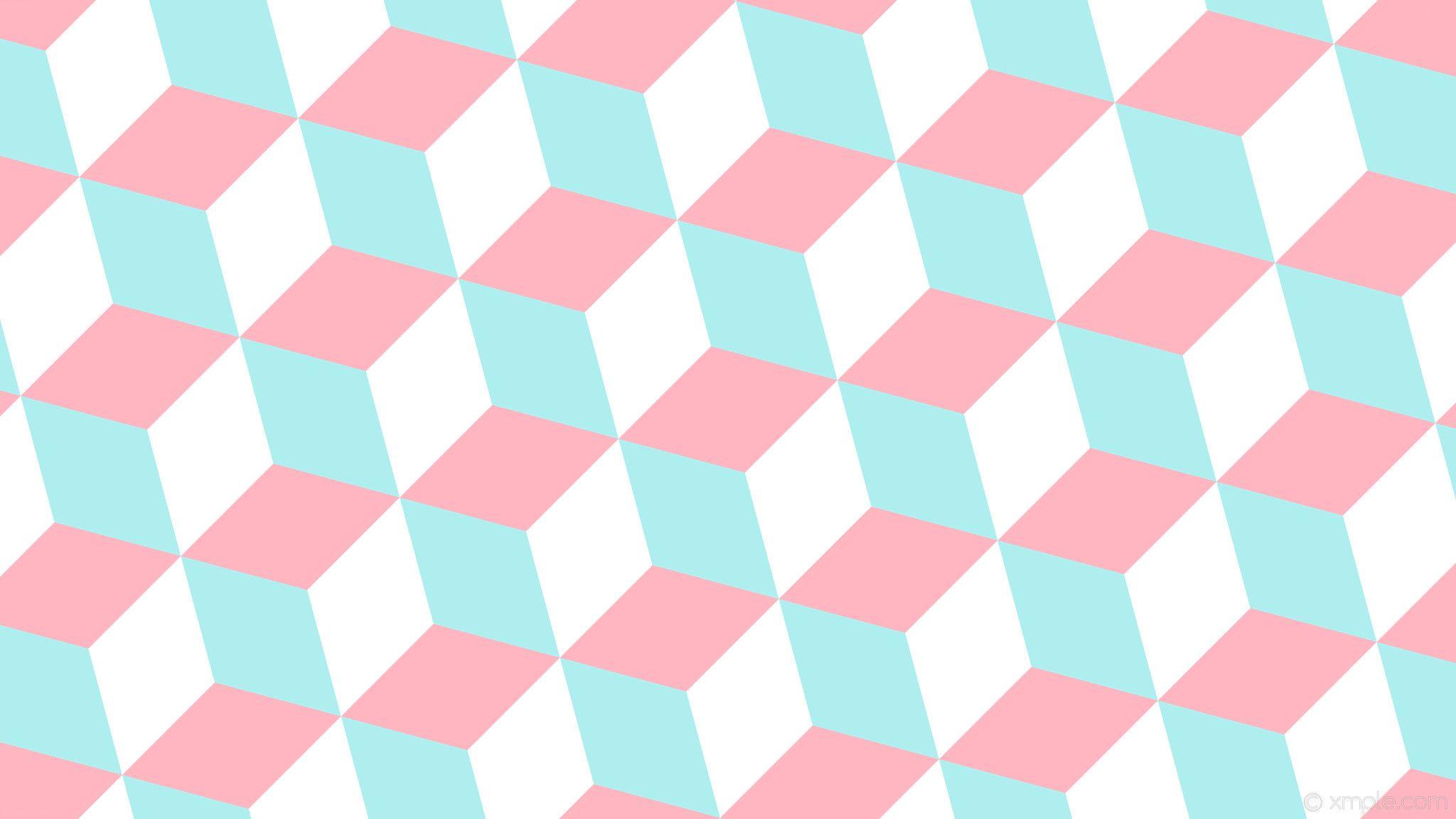 2048x1152 Pink and Turquoise Wallpaper